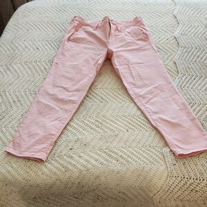 Blush Pink Straight Leg Women's Jeans